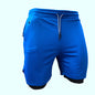 Men's Double-Layer Sports and Leisure Shorts: Comfort and Performance Combined