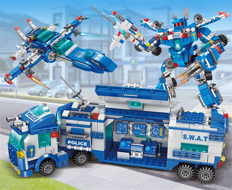 Interactive Building Block Set: Engaging Assembling Toys for Boys