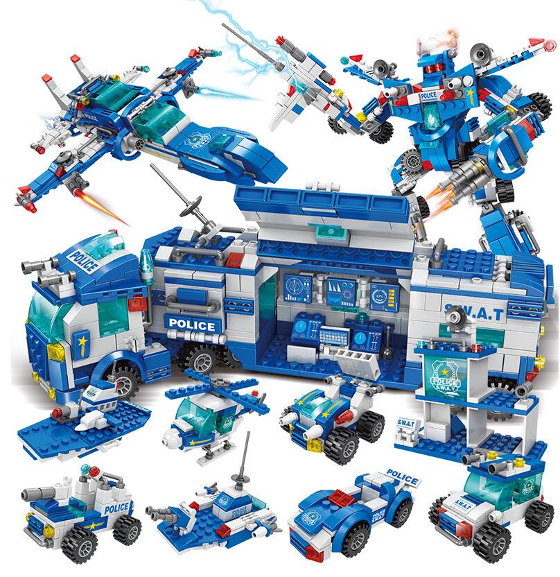 Interactive Building Block Set: Engaging Assembling Toys for Boys