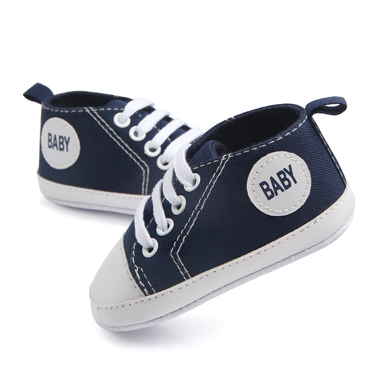 Classic Canvas Sports Sneakers - Stylish and Comfortable First Walkers