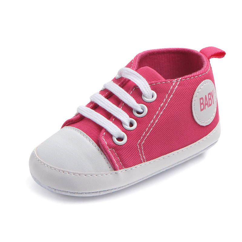 Classic Canvas Sports Sneakers - Stylish and Comfortable First Walkers