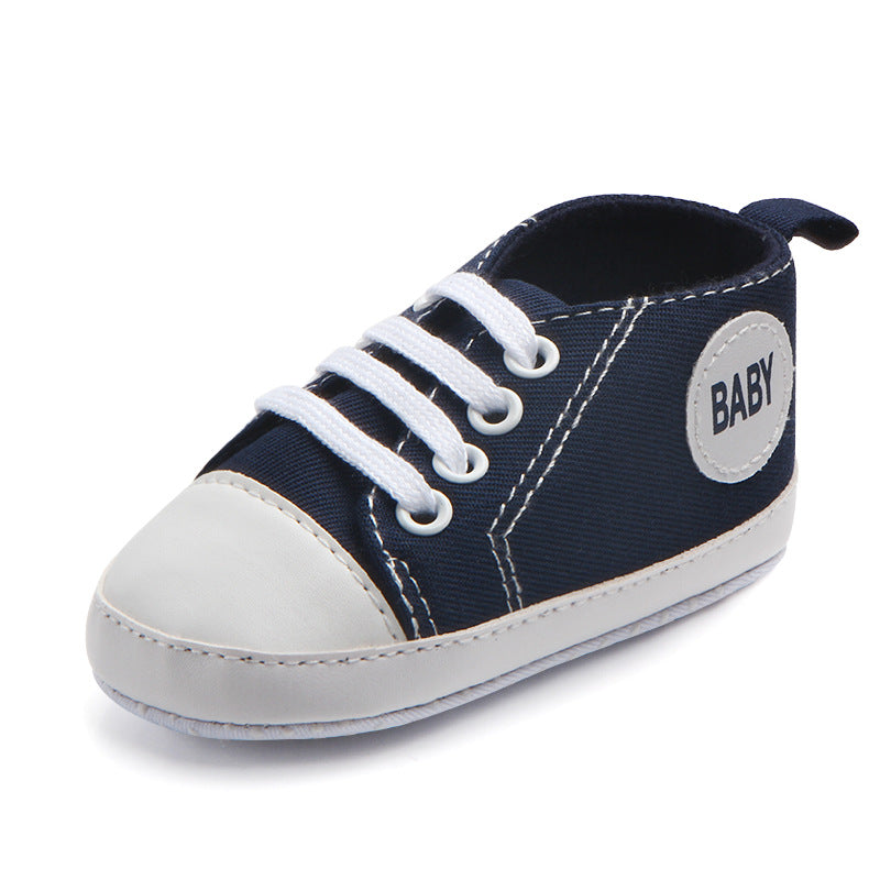 Classic Canvas Sports Sneakers - Stylish and Comfortable First Walkers