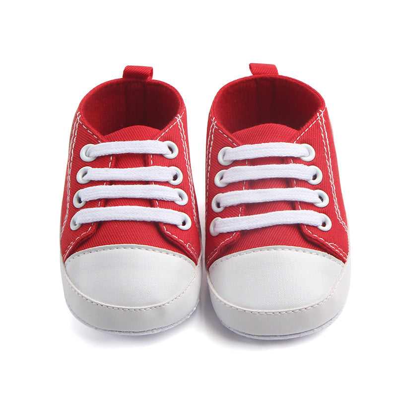 Classic Canvas Sports Sneakers - Stylish and Comfortable First Walkers