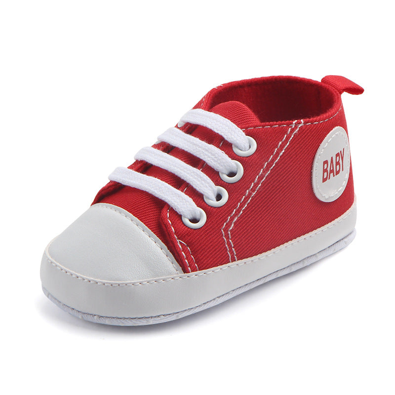 Classic Canvas Sports Sneakers - Stylish and Comfortable First Walkers