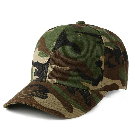 Camouflage Baseball Cap - Wide Brim, Urban Style