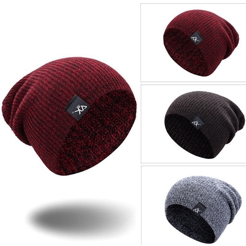 Stay Warm and Stylish with Our Unisex Knitted Beanie Hat for Winter Outdoor Activities