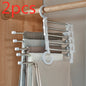 Telescopic Folding Multifunctional Pants Rack Pants Hanger Household