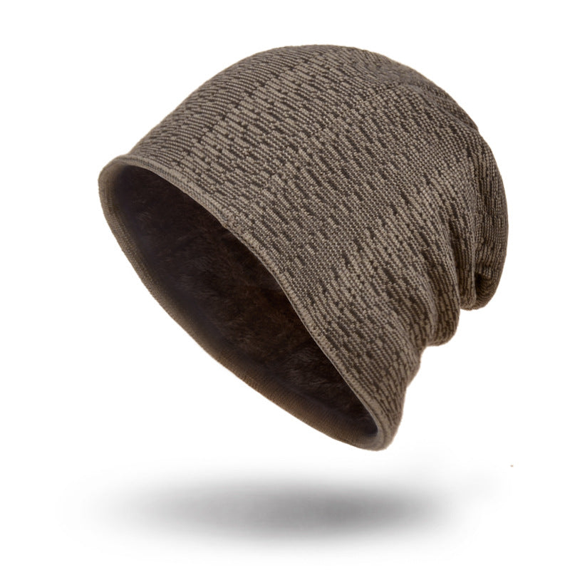 Men's New Winter Simple Wool Pullover Hat