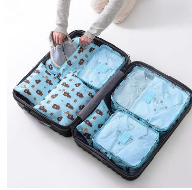 Durable Waterproof Nylon Packing Cube Travel Organizer Bag