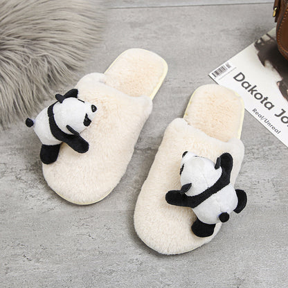 Cartoon Indoor Plush Slippers