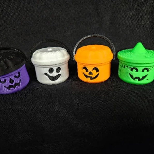 Mini Halloween Nostalgic Bucket Candy Box Trick Or Treat Basket