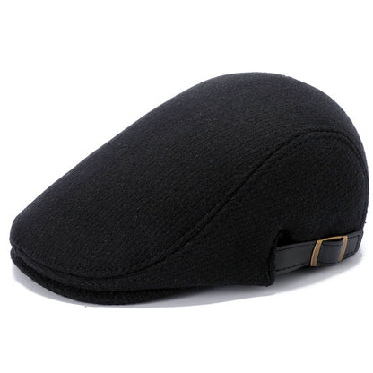 Outdoor Autumn and Winter Woolen Hat - Unisex Beret for Men and Women