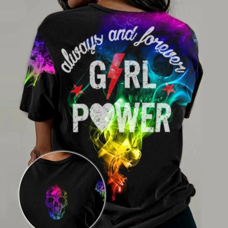 T-shirt Digital Printing Women's Short Sleeve