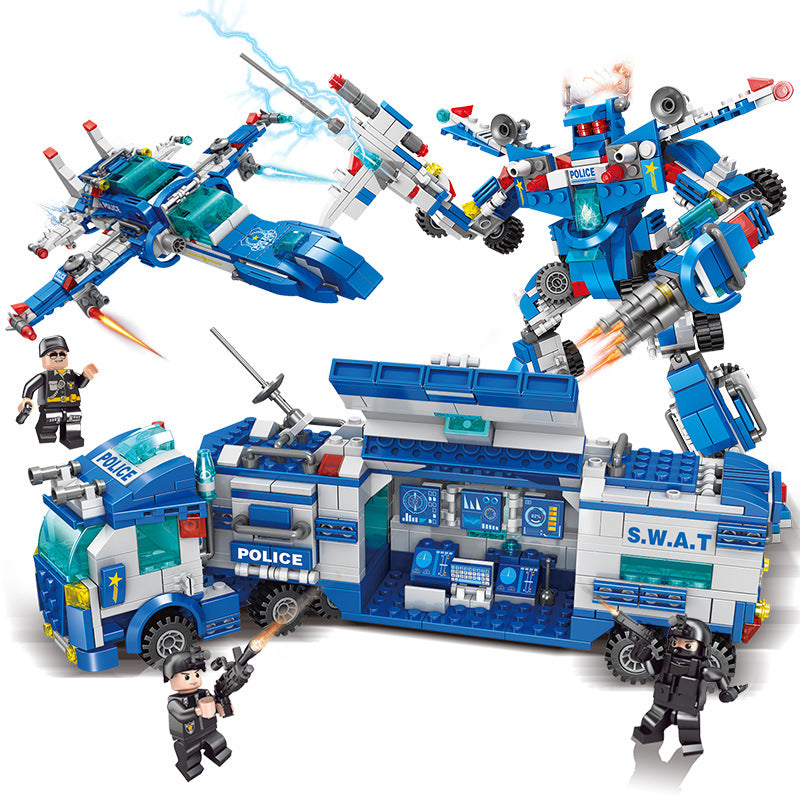 Interactive Building Block Set: Engaging Assembling Toys for Boys