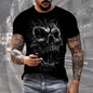 Men's Digital Print Street Sports Short Sleeve T-Shirt