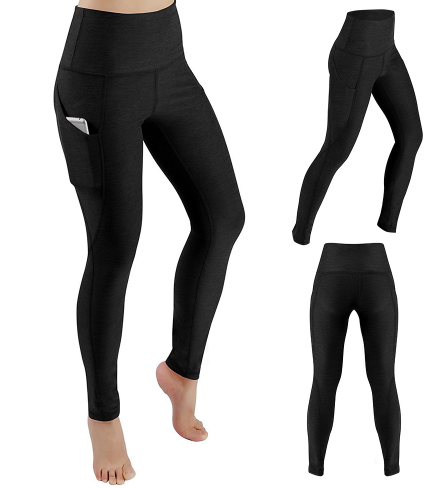 Women's Yoga Pants Running Tights with Tummy Control and Pocket