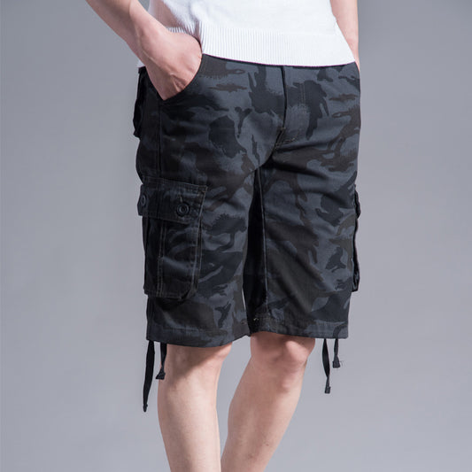 Men's Summer Multi-Pocket Camouflage Overalls: Comfort, Functionality, and Style in One