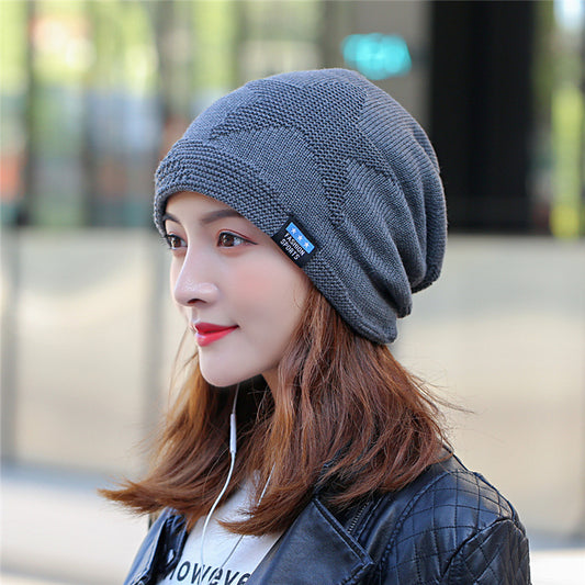 Autumn And Winter New Fleece Five-pointed Star Wool Hat