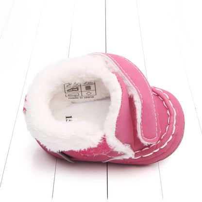 Cozy Cotton Baby Toddler Shoes - Warmth and Safety in Style