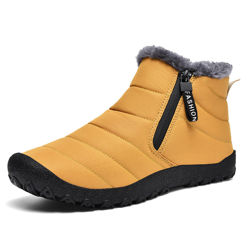 Men's Shoes Fleece-lined Thickened Non-slip Northeast Snow Boots