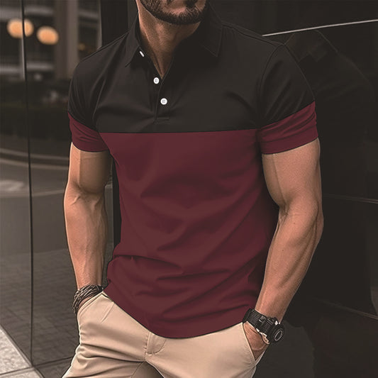 Casual Comfort: Men's Polo Shirt T-Shirt Top