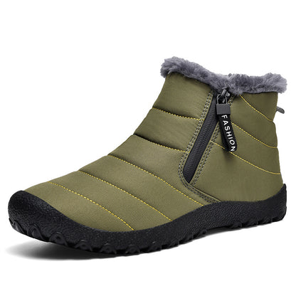 Men's Shoes Fleece-lined Thickened Non-slip Northeast Snow Boots