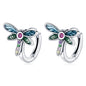 S925 Sterling Silver Vintage Dragonfly Ear Studs Women Earrings, Vintage Dragonfly