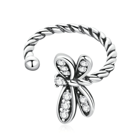 S925 Sterling Silver Exquisite Dragonfly Women Earrings, Dragonfly