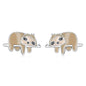 S925 Sterling Silver Cute Sloth Ear Studs Women Earrings, Cute Sloth