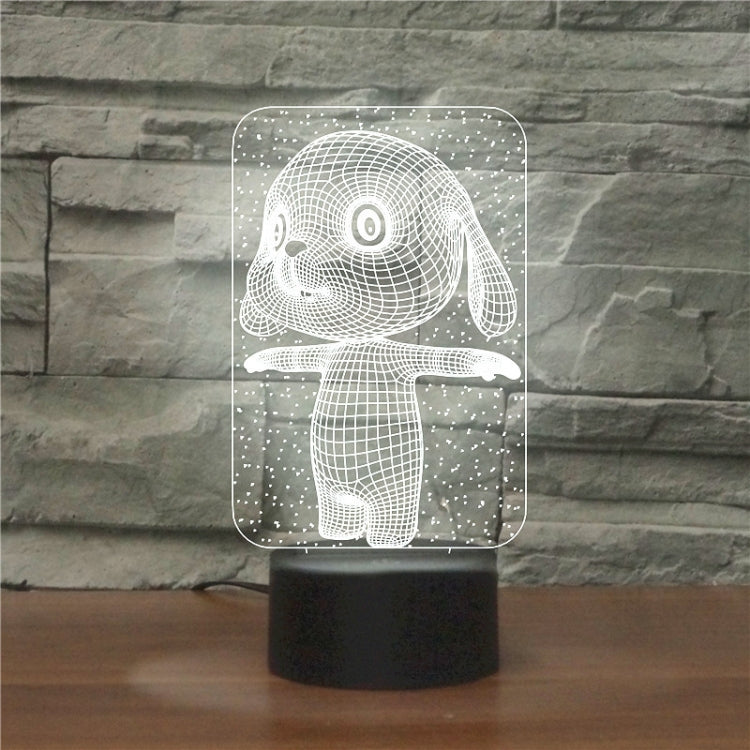 Black Base Creative 3D LED Decorative Night Light,16 Color Remote Control