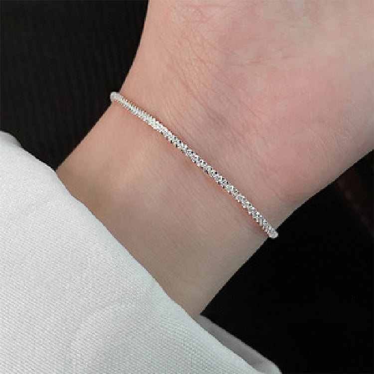 S925 Sterling Silver Gypsophila Beanie Ladies Bracelet, SL0004, SL0153, SL0543, SL0741, SL0490, SL0141, SL0719, SL0752, SL0654, SL0651, SL0661, SL0742, SL0743, SL0744, SL0751, SL0754, SL0700, SL0740, XL0140, SL0423, XL1194, JL0004 Anklet, SL0048