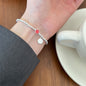 S925 Sterling Silver Gypsophila Beanie Ladies Bracelet, SL0004, SL0153, SL0543, SL0741, SL0490, SL0141, SL0719, SL0752, SL0654, SL0651, SL0661, SL0742, SL0743, SL0744, SL0751, SL0754, SL0700, SL0740, XL0140, SL0423, XL1194, JL0004 Anklet, SL0048