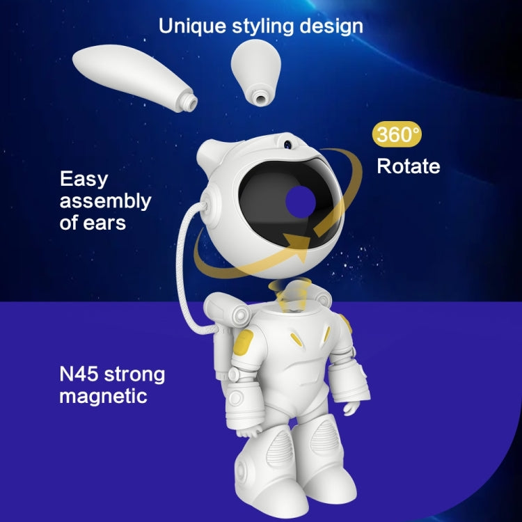 G001 Space Rabbit Starry Sky Projection Lamp Bluetooth Speaker 2 in 1 Laser Light