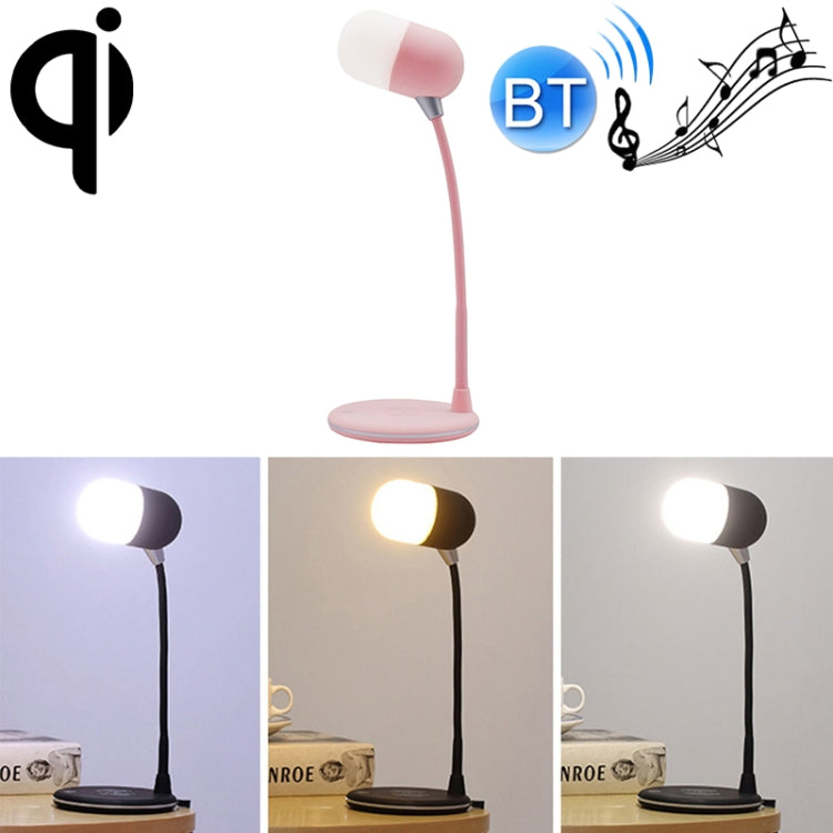 L4 Multifunctional Wireless Charging LED Desk Lamp Bluetooth 5.0 Speaker