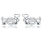 S925 Sterling Silver Cute Dog Women Earrings, Cute Dog