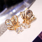 Fashion Style Glow Crystal Firefly Earrings Fashion Temperament Long Ear Earrings