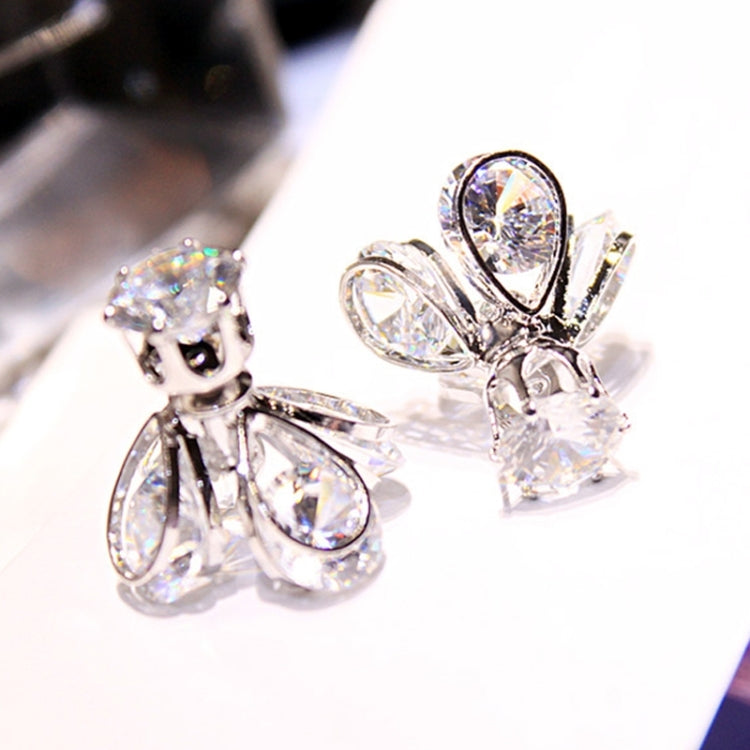 Fashion Style Glow Crystal Firefly Earrings Fashion Temperament Long Ear Earrings