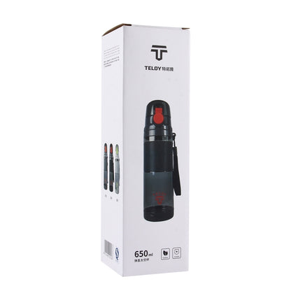 Teloy TNY-9601 650ML Portable Snap Cap Space Cup Bottle, Applicative Water Temperature: ﹣20 ~ 120 Celsius Degrees