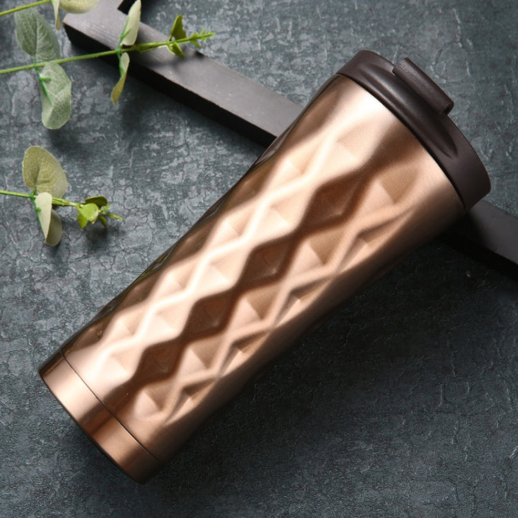 500ml Irregular Double Layer 304 Stainless Steel Thermos Cup