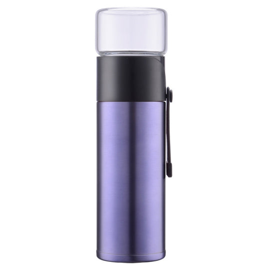 400ml 304 Stainless Steel Glass Cover Thermos Cup