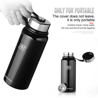 800ml Outdoor Vacuum Stainless Steel Heat Insulation Cup Portable Large Capacity Sports Bottle