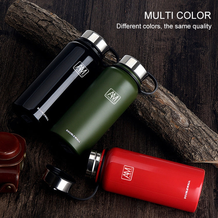 800ml Outdoor Vacuum Stainless Steel Heat Insulation Cup Portable Large Capacity Sports Bottle