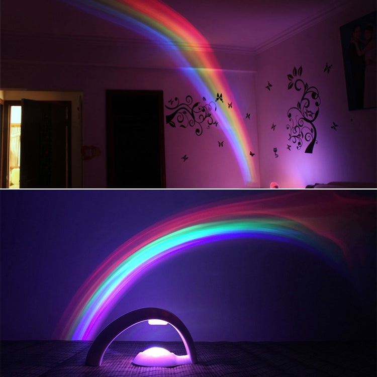 Romantic Rainbow Projection Decorative Lamp Bedside LED Night Light