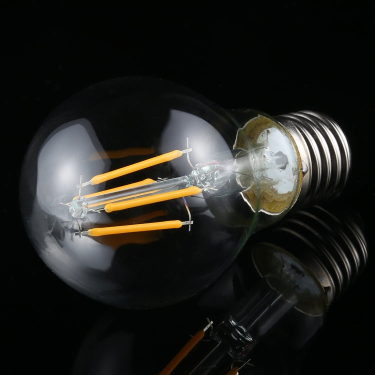 A60 E27 4W 4 LEDs 450 LM Retro Dimming LED Filament Light Bulb Energy Saving Light, AC 220V