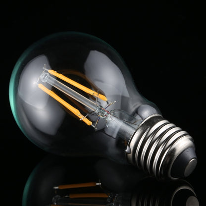 A60 E27 4W 4 LEDs 450 LM Retro Dimming LED Filament Light Bulb Energy Saving Light, AC 220V