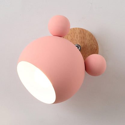 Creative Cartoon E27 LED White Light Wall Lamp for Bedside Passage