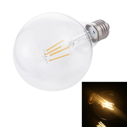 G95 E27 4W 4 LEDs 450 LM 3000K Retro Dimming LED Filament Light Bulb Energy Saving Light, AC 220V