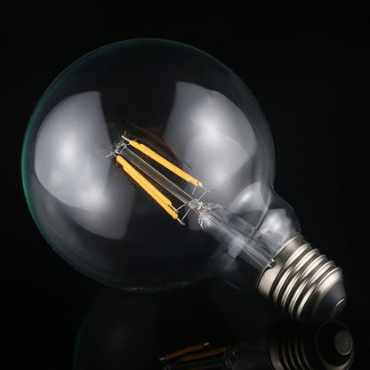 G95 E27 4W 4 LEDs 450 LM 3000K Retro Dimming LED Filament Light Bulb Energy Saving Light, AC 220V