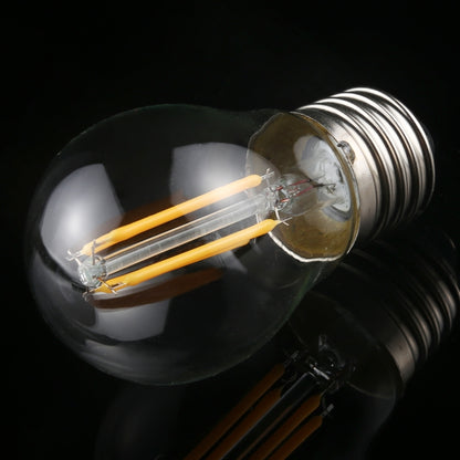 G45 E27 4W 4 LEDs 450 LM 3000K Retro Dimming LED Filament Light Bulb Energy Saving Light, AC 220V