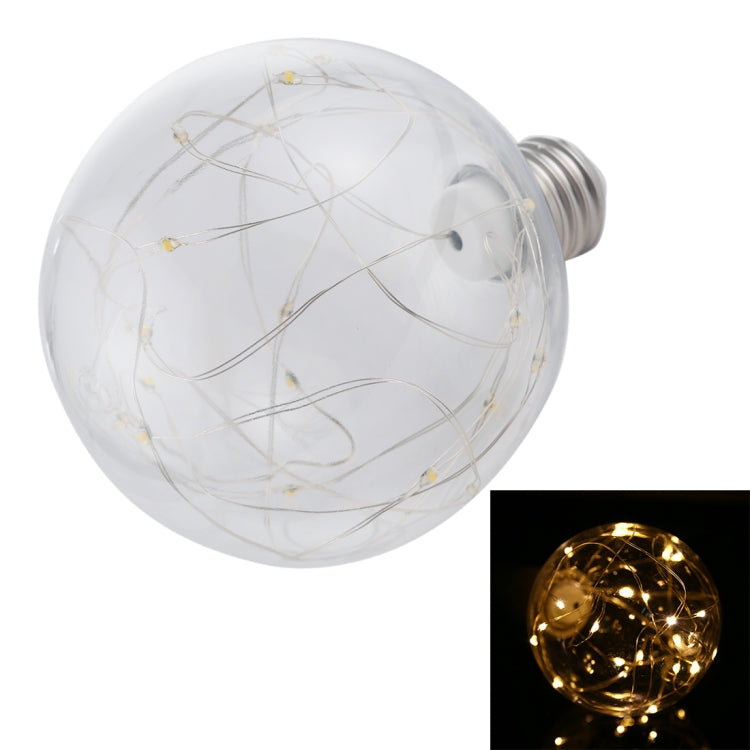 G95 E27 3W 80 LM Filament Retro Fairy LED String Light Bulb, AC 220V